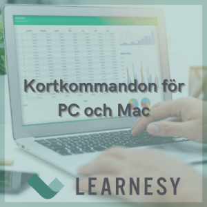 Excel kortkommandon