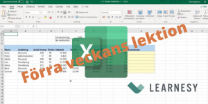 Skydda kalkyldblad lektion